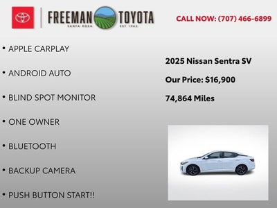 2025 Nissan Sentra SV CVT