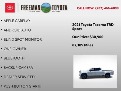 2021 Toyota Tacoma TRD Sport Double Cab 6' Bed V6 AT