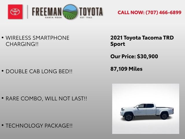 2021 Toyota Tacoma TRD Sport Double Cab 6' Bed V6 AT