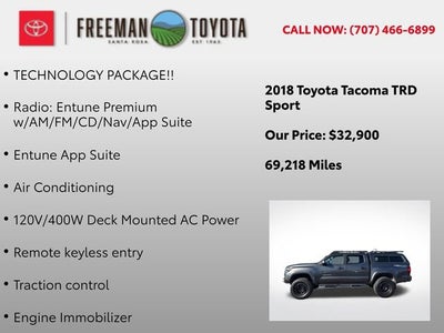 2018 Toyota Tacoma SR Double Cab 5' Bed V6 4x4 AT