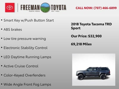 2018 Toyota Tacoma SR Double Cab 5' Bed V6 4x4 AT
