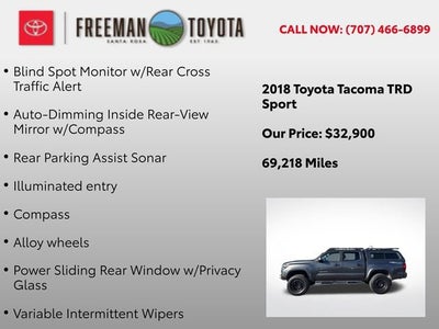 2018 Toyota Tacoma SR Double Cab 5' Bed V6 4x4 AT