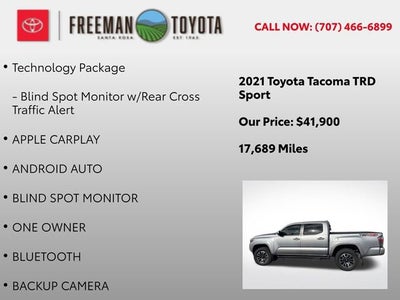 2021 Toyota Tacoma TRD Sport Double Cab 5' Bed V6 AT