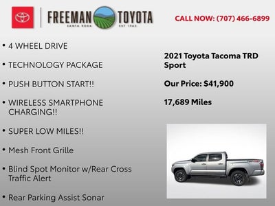 2021 Toyota Tacoma TRD Sport Double Cab 5' Bed V6 AT