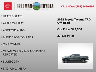 2022 Toyota Tacoma SR Double Cab 5' Bed V6 AT