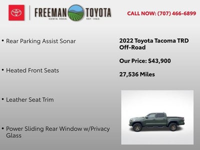 2022 Toyota Tacoma SR Double Cab 5' Bed V6 AT