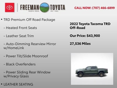 2022 Toyota Tacoma SR Double Cab 5' Bed V6 AT
