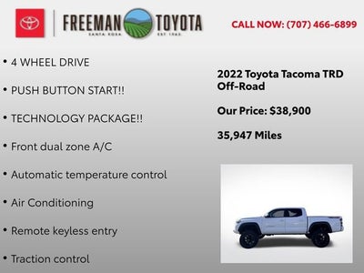 2022 Toyota Tacoma SR Double Cab 5' Bed V6 AT