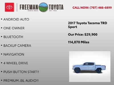 2017 Toyota Tacoma SR5 Double Cab 5' Bed V6 4x4 AT