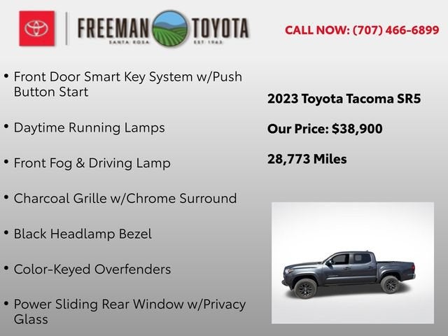 2023 Toyota Tacoma SR Double Cab 5' Bed V6 AT