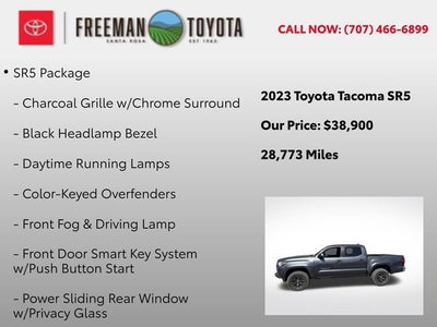 2023 Toyota Tacoma SR Double Cab 5' Bed V6 AT