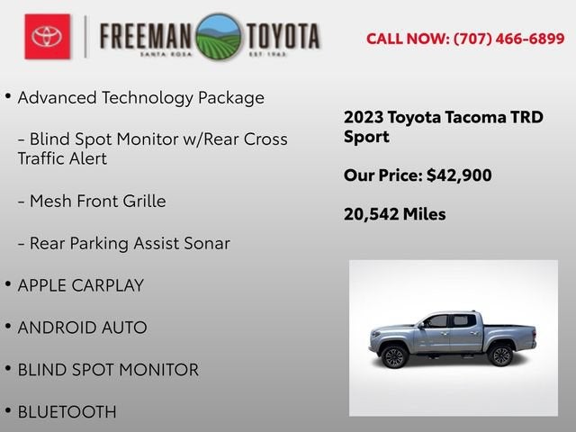2023 Toyota Tacoma SR Double Cab 5' Bed V6 AT