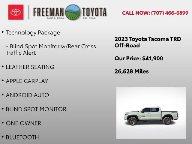 2023 Toyota Tacoma SR Double Cab 5' Bed V6 AT