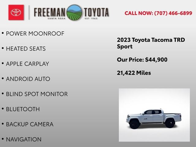 2023 Toyota Tacoma TRD Sport Double Cab 5' Bed V6 AT