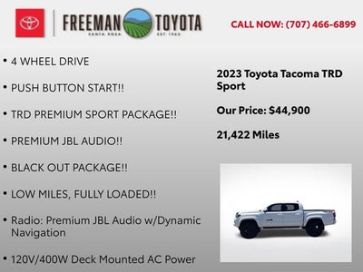 2023 Toyota Tacoma TRD Sport Double Cab 5' Bed V6 AT