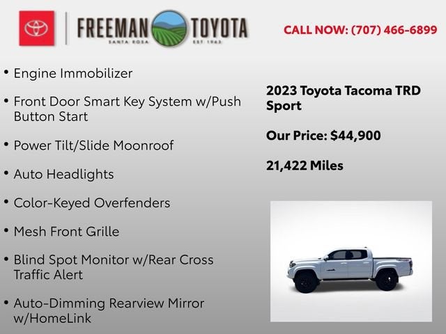 2023 Toyota Tacoma TRD Sport Double Cab 5' Bed V6 AT