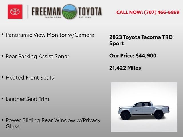 2023 Toyota Tacoma TRD Sport Double Cab 5' Bed V6 AT