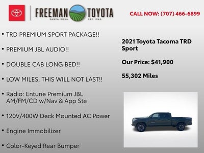 2021 Toyota Tacoma TRD Sport Double Cab 6' Bed V6 AT