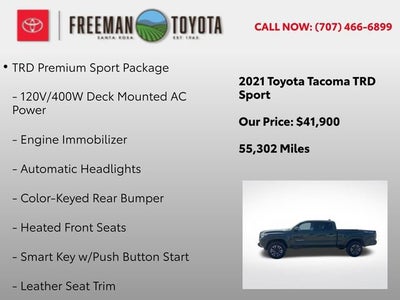 2021 Toyota Tacoma TRD Sport Double Cab 6' Bed V6 AT