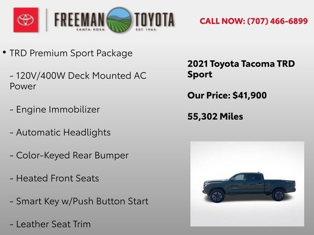 2021 Toyota Tacoma TRD Sport Double Cab 6' Bed V6 AT