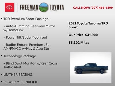 2021 Toyota Tacoma TRD Sport Double Cab 6' Bed V6 AT