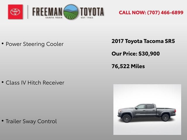 2017 Toyota Tacoma SR5 Double Cab 6' Bed V6 4x4 AT