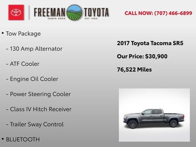 2017 Toyota Tacoma SR5 Double Cab 6' Bed V6 4x4 AT