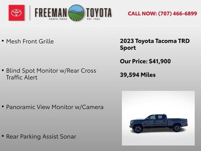 2023 Toyota Tacoma TRD Sport Double Cab 6' Bed V6 AT