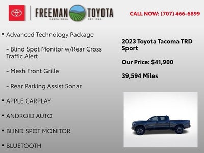 2023 Toyota Tacoma TRD Sport Double Cab 6' Bed V6 AT