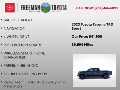 2023 Toyota Tacoma TRD Sport Double Cab 6' Bed V6 AT