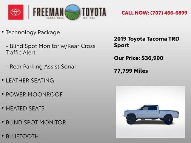2019 Toyota Tacoma SR5 Double Cab 6' Bed V6 AT