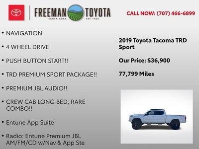 2019 Toyota Tacoma SR5 Double Cab 6' Bed V6 AT