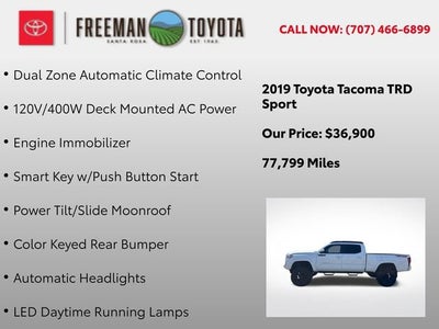 2019 Toyota Tacoma SR5 Double Cab 6' Bed V6 AT