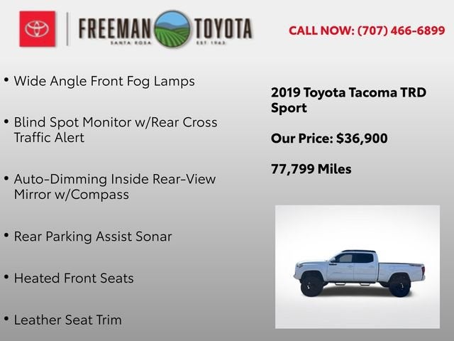 2019 Toyota Tacoma SR5 Double Cab 6' Bed V6 AT