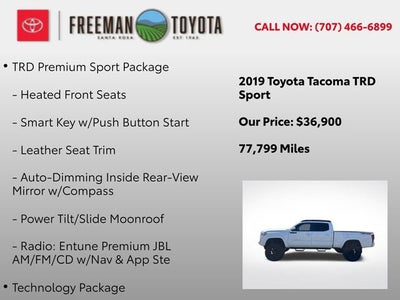 2019 Toyota Tacoma SR5 Double Cab 6' Bed V6 AT