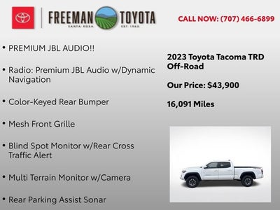 2023 Toyota Tacoma TRD Off Road Double Cab 6' Bed V6 AT