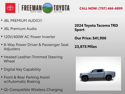2024 Toyota Tacoma TRD Sport Double Cab 5' Bed AT