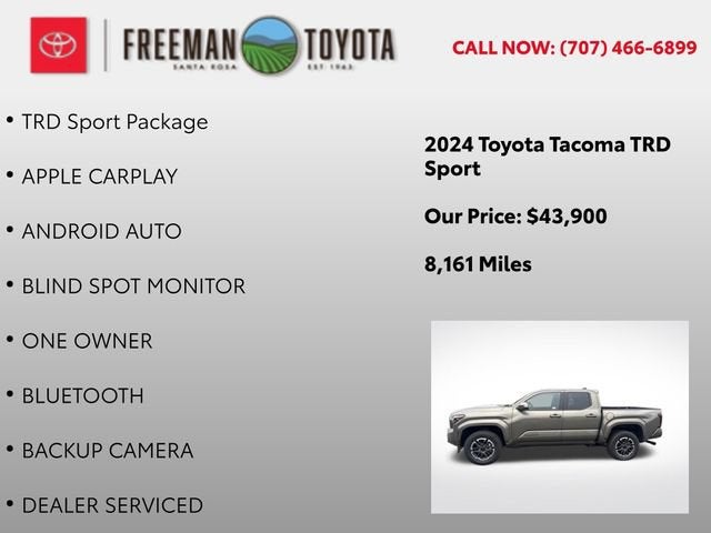 2024 Toyota Tacoma TRD Sport Double Cab 5' Bed AT