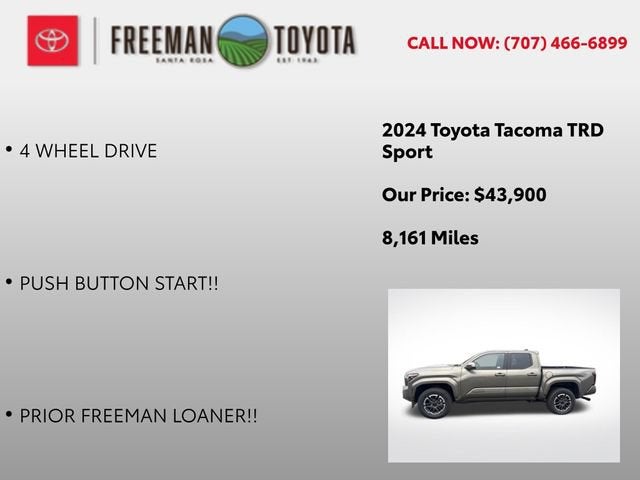 2024 Toyota Tacoma TRD Sport Double Cab 5' Bed AT
