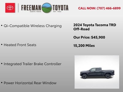 2024 Toyota Tacoma TRD Off Road Double Cab 6' Bed AT
