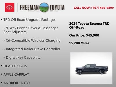 2024 Toyota Tacoma TRD Off Road Double Cab 6' Bed AT