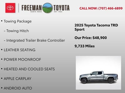 2025 Toyota Tacoma TRD Sport Double Cab 6' Bed AT
