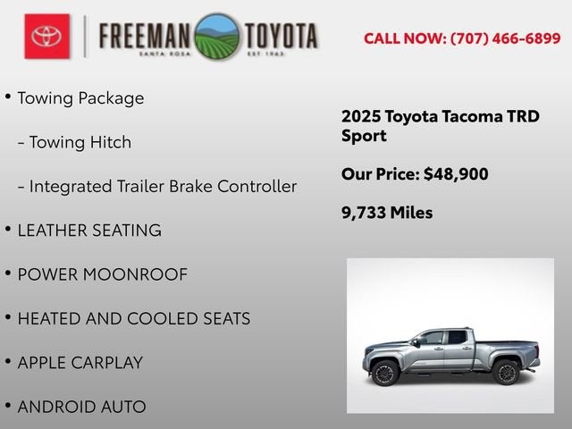 2025 Toyota Tacoma TRD Sport Double Cab 6' Bed AT