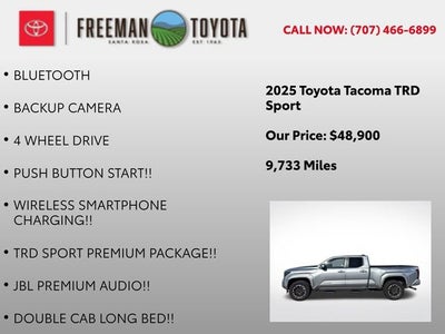 2025 Toyota Tacoma TRD Sport Double Cab 6' Bed AT