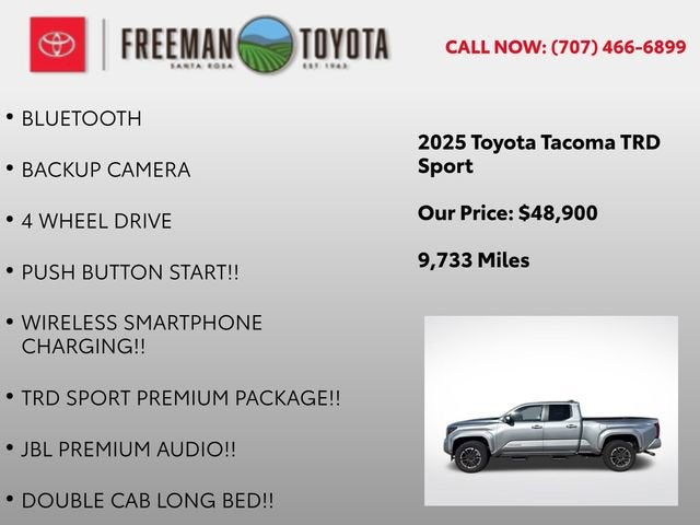 2025 Toyota Tacoma TRD Sport Double Cab 6' Bed AT