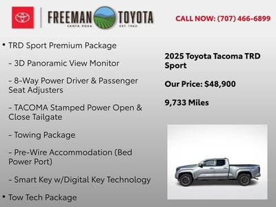2025 Toyota Tacoma TRD Sport Double Cab 6' Bed AT