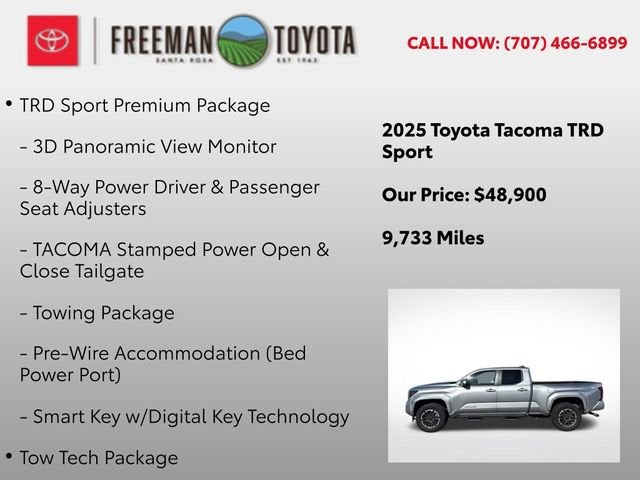 2025 Toyota Tacoma TRD Sport Double Cab 6' Bed AT