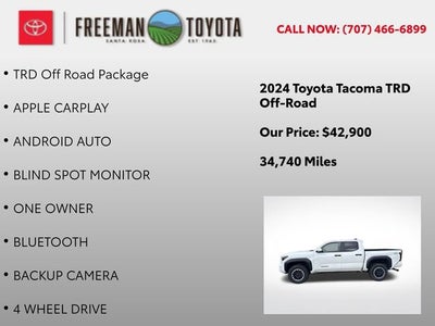 2024 Toyota Tacoma TRD Off Road Double Cab 5' Bed AT