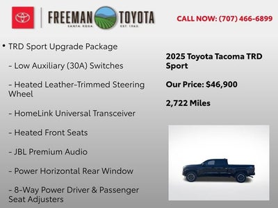 2025 Toyota Tacoma SR Double Cab 5' Bed AT