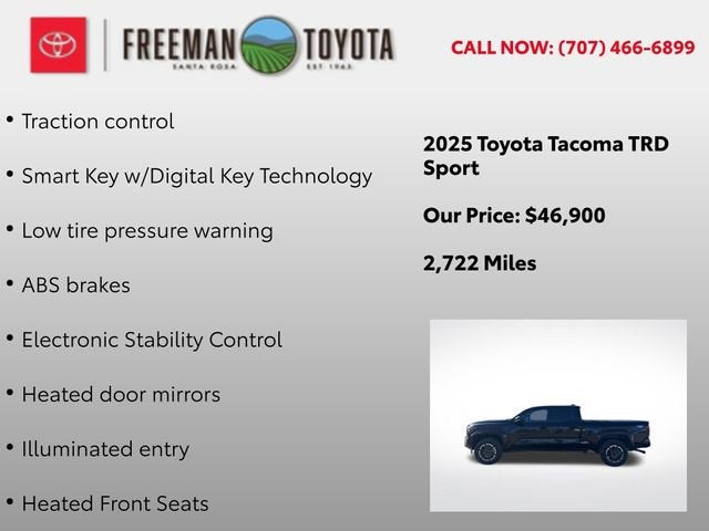 2025 Toyota Tacoma SR Double Cab 5' Bed AT